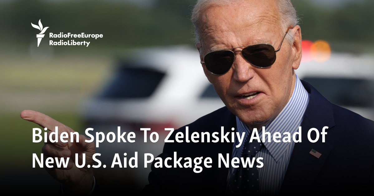 Biden Spoke To Zelenskiy Ahead Of New U.S. Aid Package News