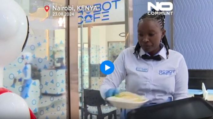 New dining experience with robot waiters turns heads in Kenya