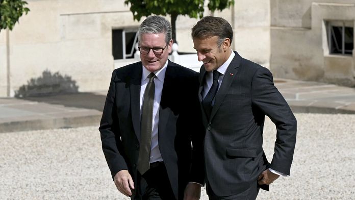 Starmer meets Macron in a bid to beef up UK-France relations