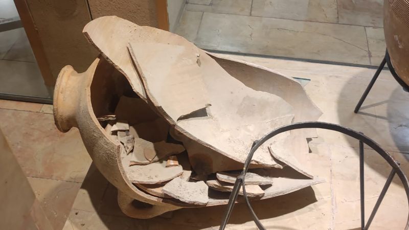 Boy accidentally smashes 3,500-year-old jar at museum in Haifa, Israel