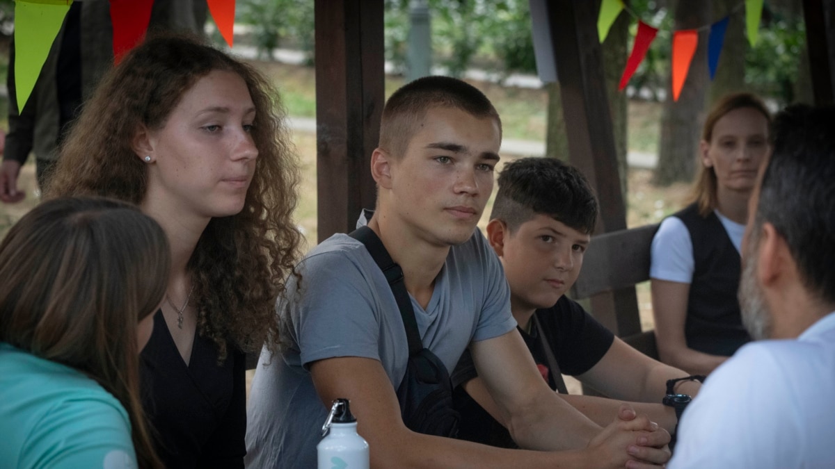 Three Ukrainian teens begin their final year of high school holding onto hopes for the future