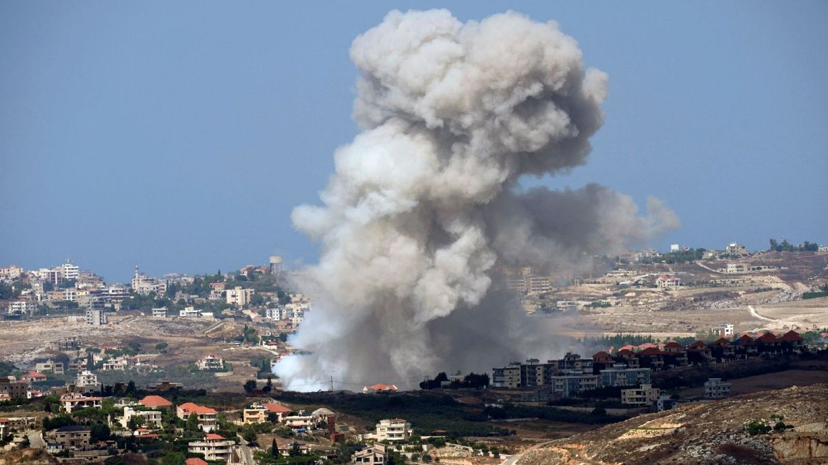 Dozens of Israeli airstrikes kill at least one in southern Lebanon