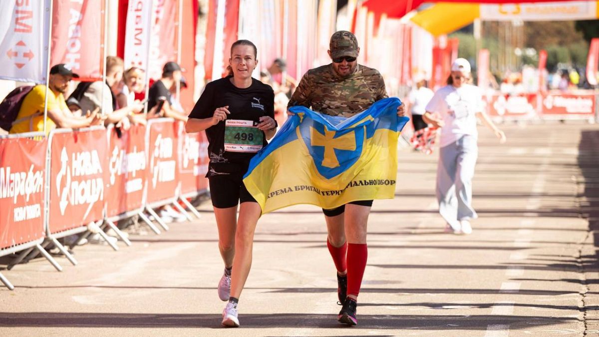 Running into battle: Ukrainian Ironman who swapped marathons for the frontline