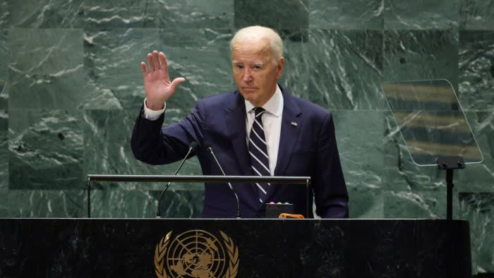 Joe Biden makes plea for democracy in final address to UN General Assembly