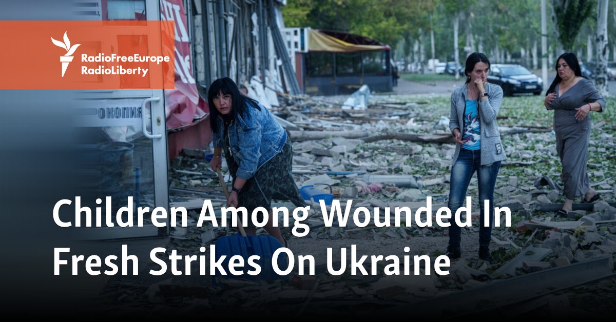 Children Among Wounded In Fresh Strikes On Ukraine