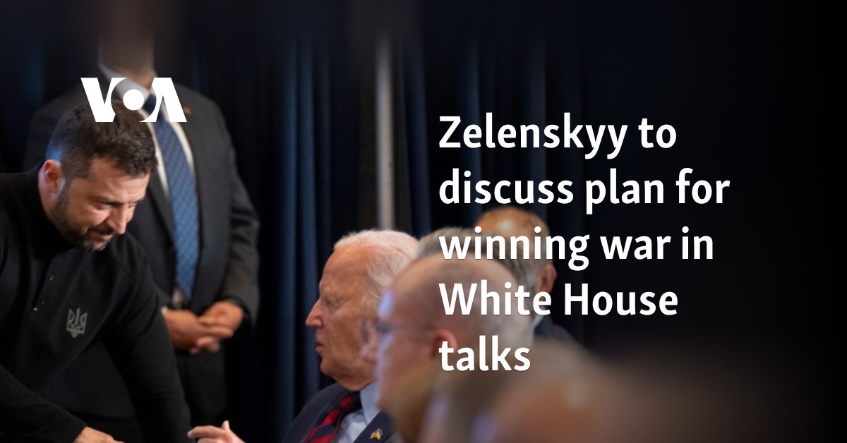 Zelenskyy to discuss plan for winning war in White House talks