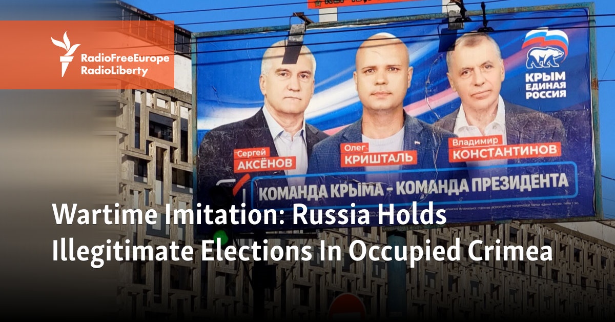 Russia Holds Illegitimate Elections In Occupied Crimea