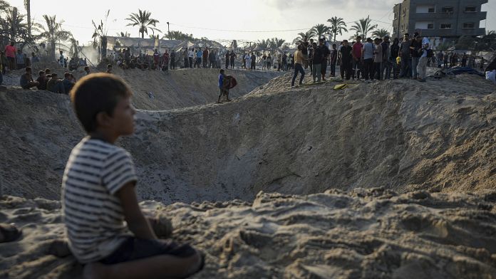 At least 19 killed in Israeli airstrike on tent camp in Gaza