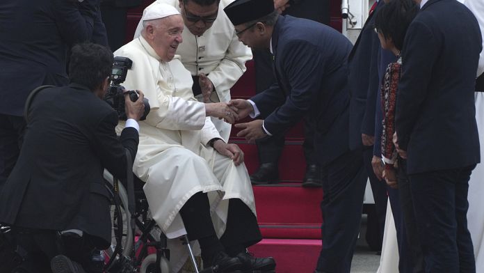 Pope opens Asia tour with stop in Indonesia