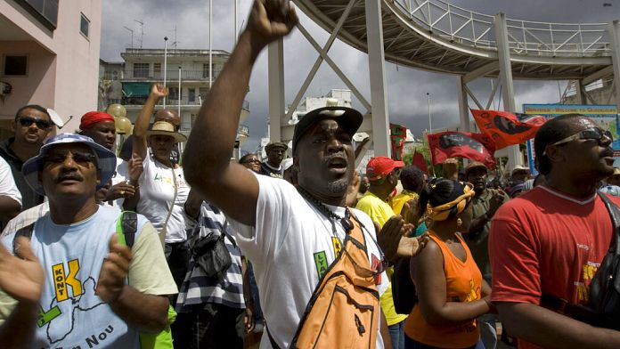 France sends forbidden anti-riot force to Martinique as thousands defy protest ban