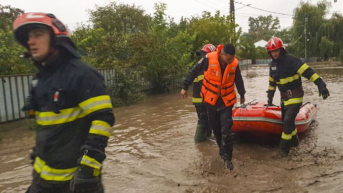 Thousands displaced as flooding washes away home in Romanian county of Galati