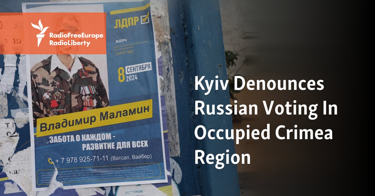 Kyiv Denounces Russian Voting In Occupied Crimea Region