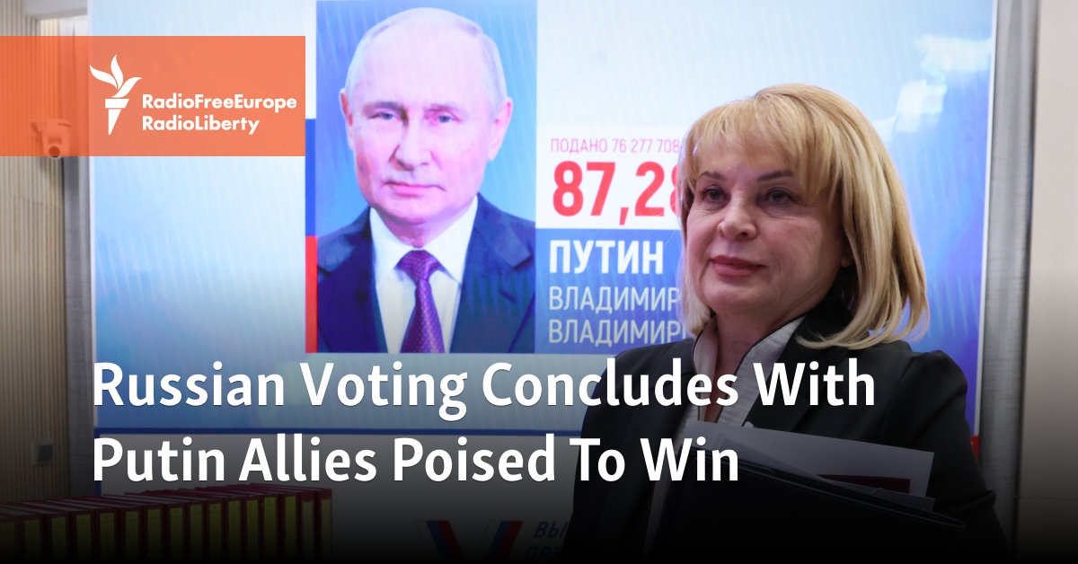 Russian Voting Concludes With Putin Allies Poised To Win