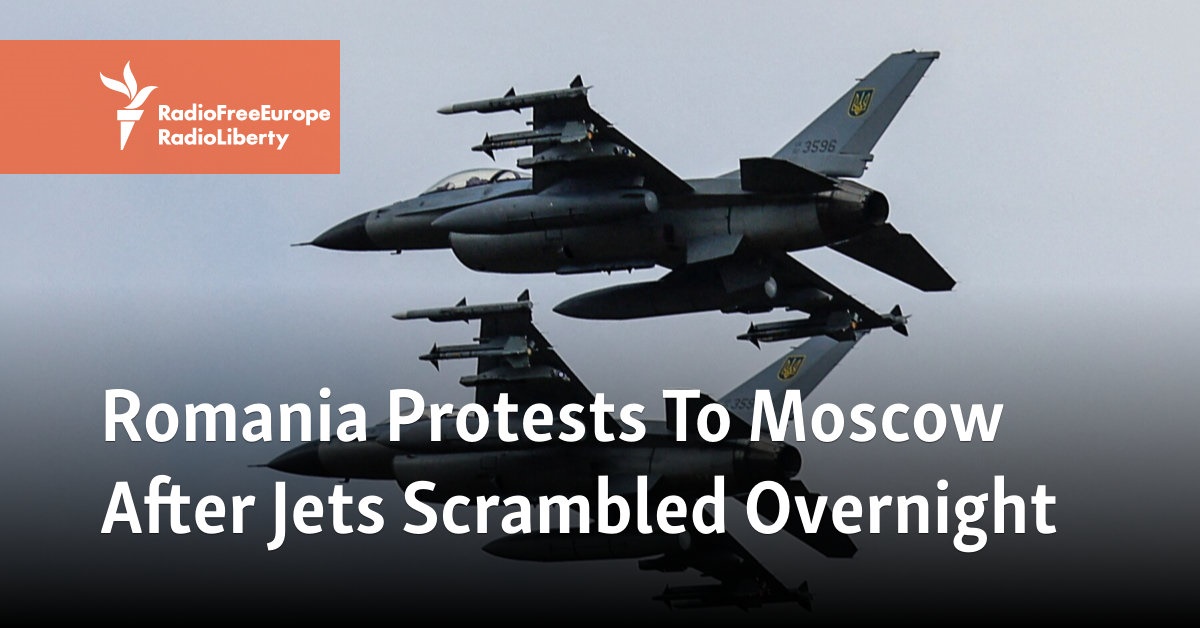 Romania Protests To Moscow After Jets Scrambled Overnight