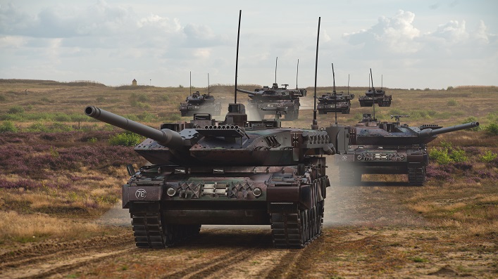 Germany is giving Ukraine an aid package containing Leopard tanks and Gepard anti-aircraft guns and is preparing to provide another €1.4B in support by the end of the year.