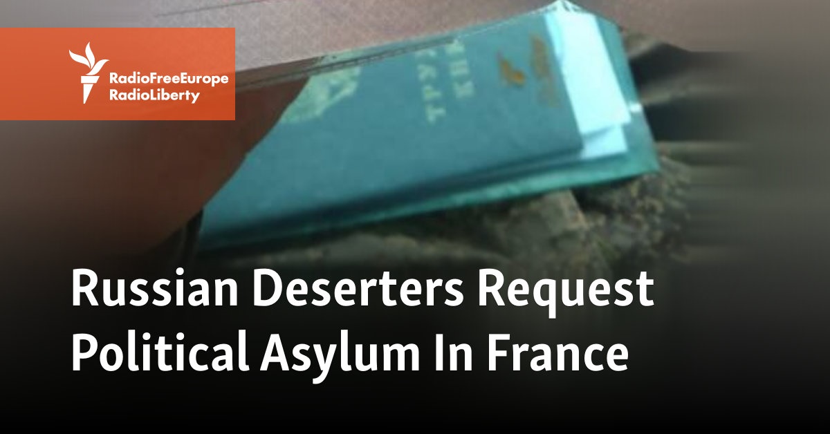 Russian Deserters Request Political Asylum In France