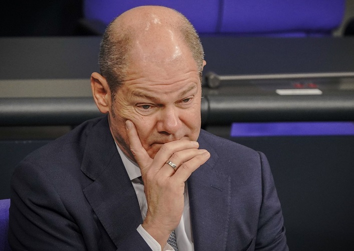 Scholz said the G7 is finalizing work on allocating a $50B loan to Ukraine; the US has confirmed this information.