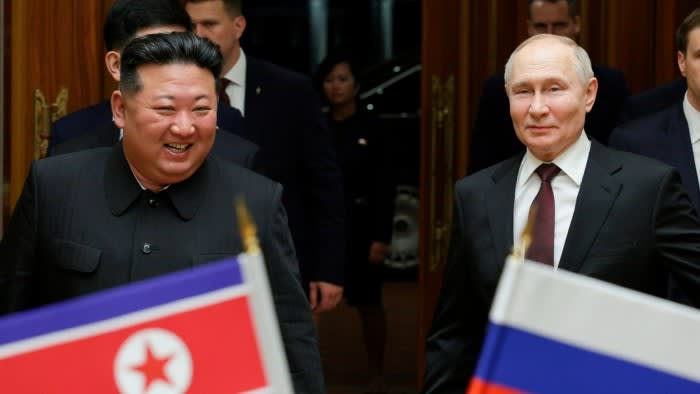 Vladimir Putin signals North Korean troops are in Russia