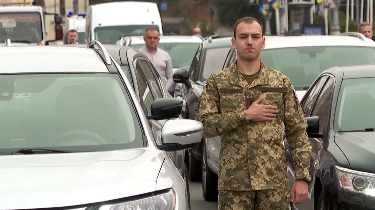 Ukraine Stops For A Minute Of Silence On Defenders’ Day