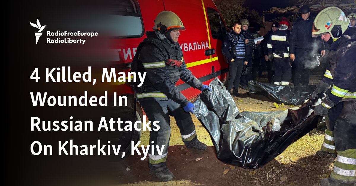 4 Killed, Many Wounded In Russian Attacks On Kharkiv, Kyiv