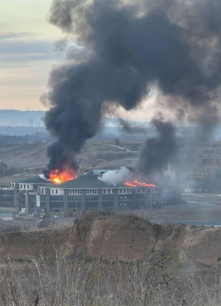 First-ever drone strike on Chechnya sparks fire at special forces university