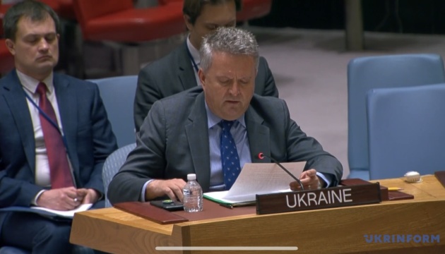 Kyslytsya tells UNSC names of North Korean generals deployed for war against Ukraine