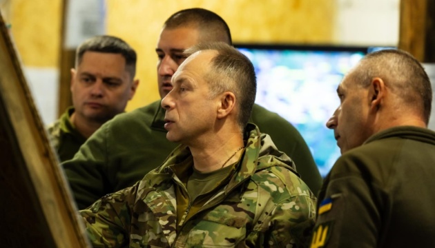 CinC visits AFU units on Zaporizhzhia front