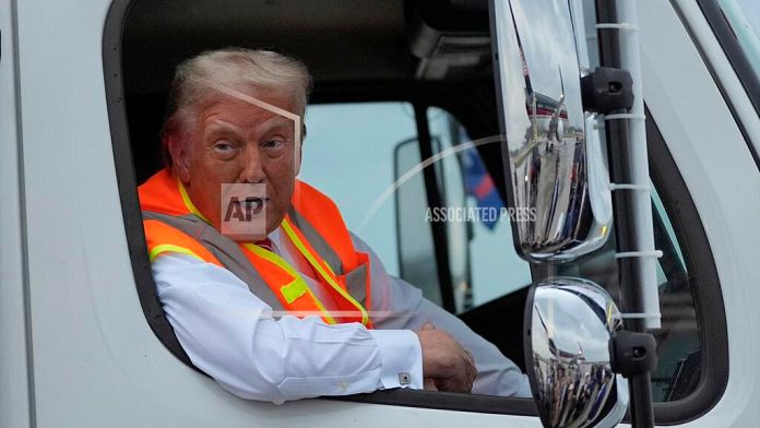 US election 2024: Trump wears garbage collector uniform as Harris appeals to Gen Z- Live Updates