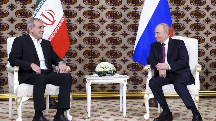 'New world order'? Putin and  Pezeshkian meet in person for first time in Ashgabat