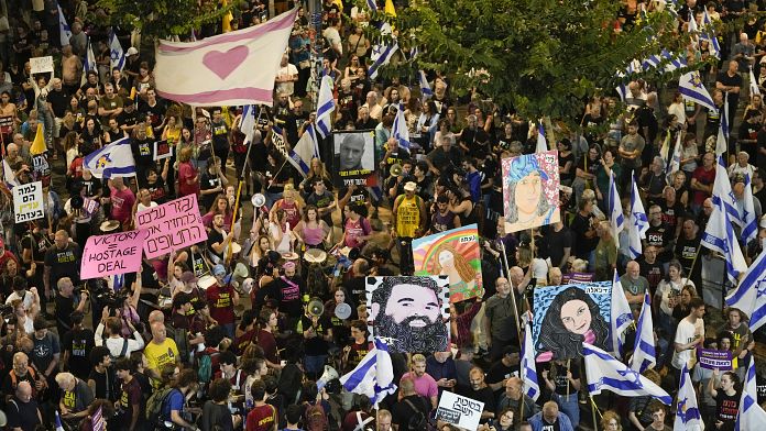 Thousands demand Israeli government reach hostage release deal with Hamas