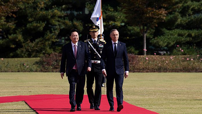 Polish President meets South Korean counterpart amid rising threats from North Korea