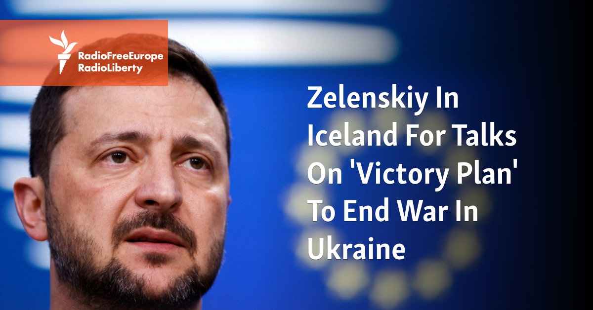 Zelenskiy In Iceland For Talks On 'Victory Plan' To End War In Ukraine