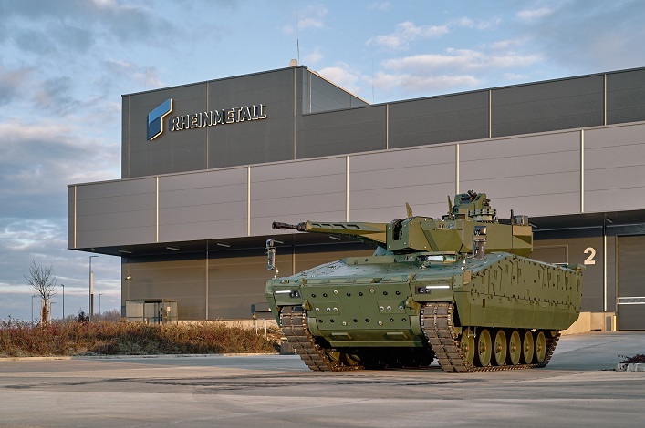 Rheinmetall gives updates on the construction of several arms factories in Ukraine.