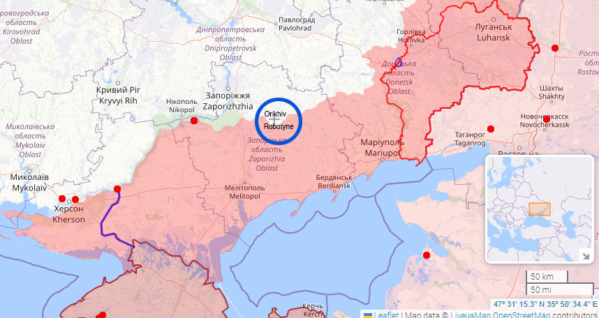 Ukraine anticipates Russian breakthrough attempt near Zaporizhzhia’s Orikhiv and Robotyne