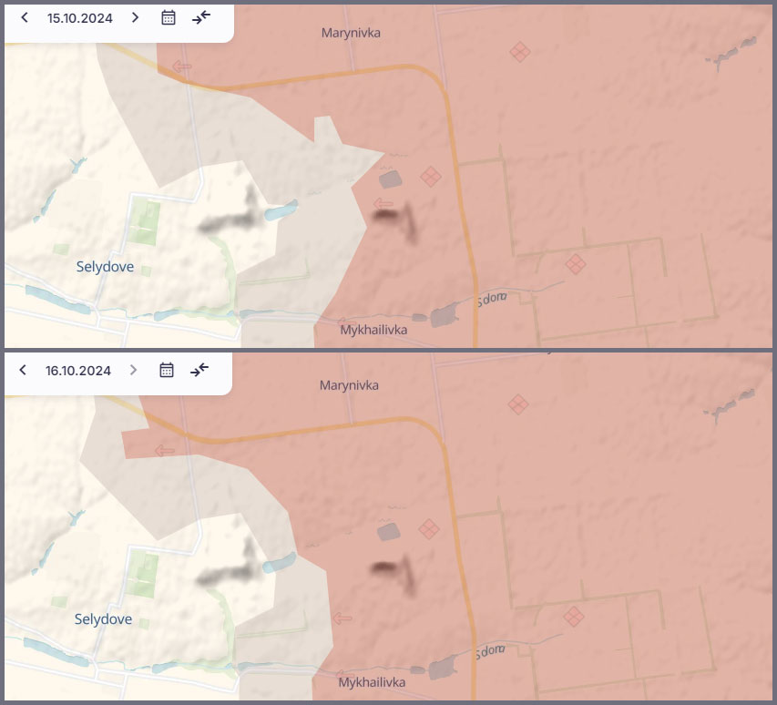 Russians try to encircle Donetsk’s Selydove, targeting nearby Vyshneve with infantry and armor