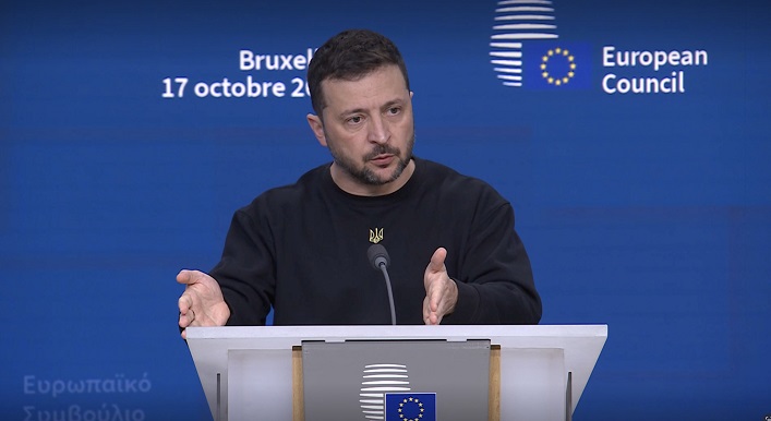 President Zelenskyy presented his Victory Plan during a meeting of the European Council on October 17.