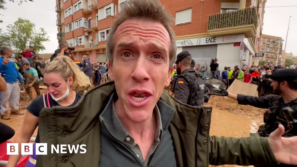 BBC reporter in Valencia: 'The fury is extraordinary to see'