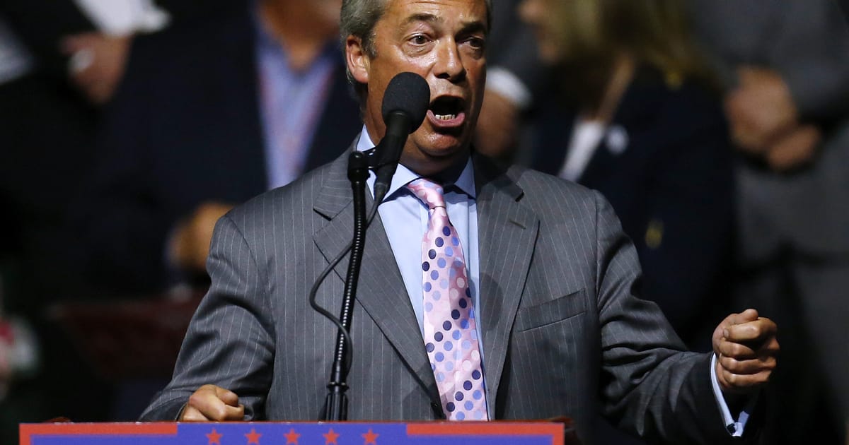 Trump should concede and play golf if he loses, says Brit ally Farage – POLITICO