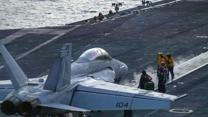 US warplane shot down by friendly fire in Red Sea, pilots eject safely