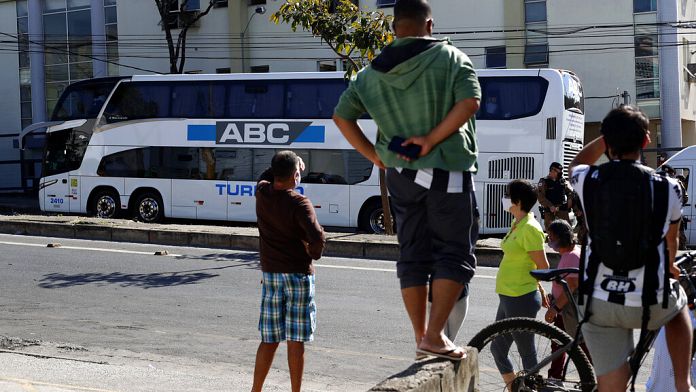 Dozens killed after passenger bus hits truck in south-east Brazil