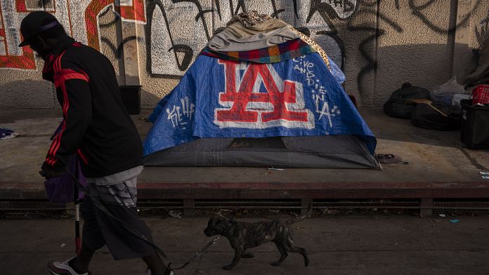 Homelessness in the US reaches record level as housing costs bite