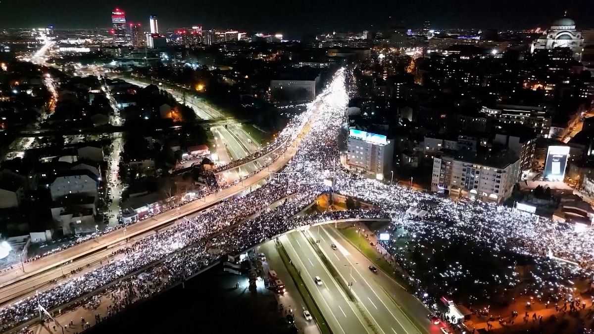 Video. Serbia’s University Students Lead Protests Demanding Justice for Deadly Canopy Collapse