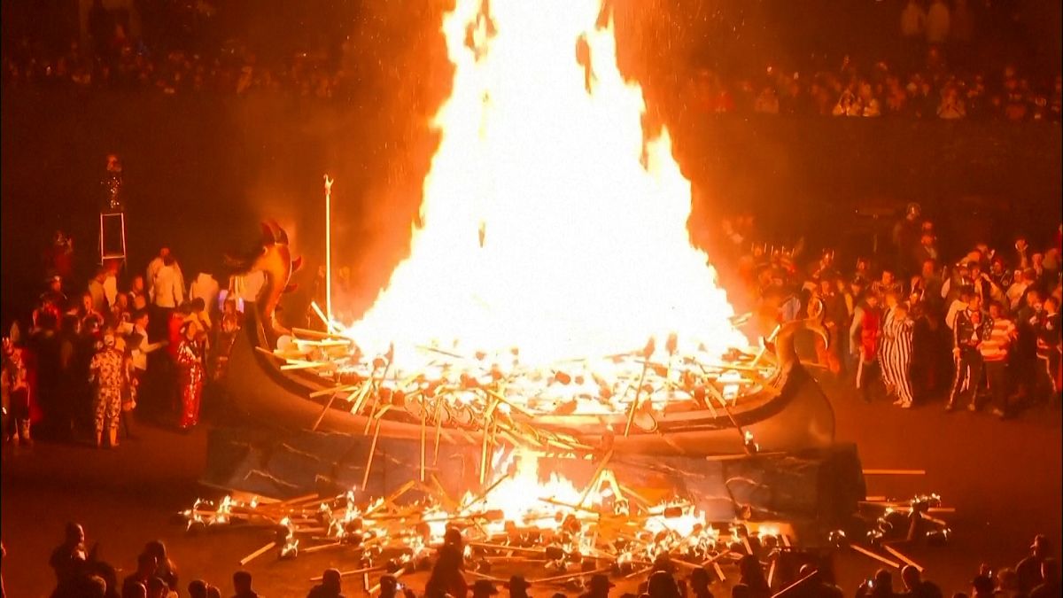 Video. Up Helly Aa: A fiery celebration of Shetland’s Norse Heritage