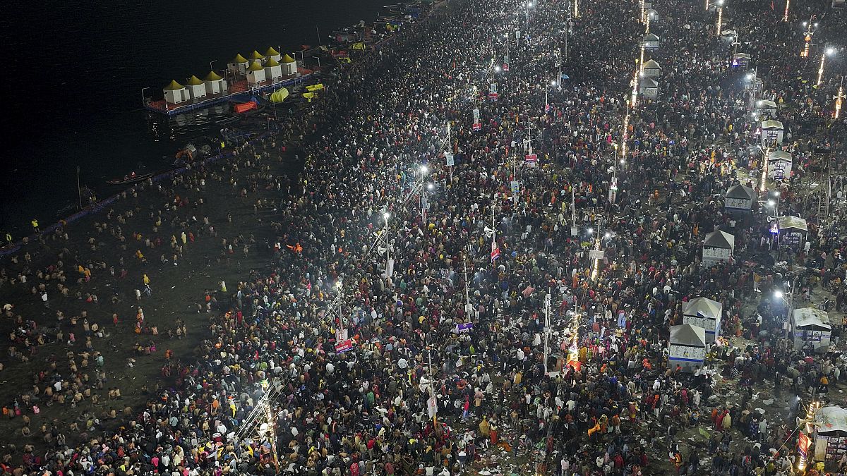 World’s largest religious festival in India struck by deadly stampede