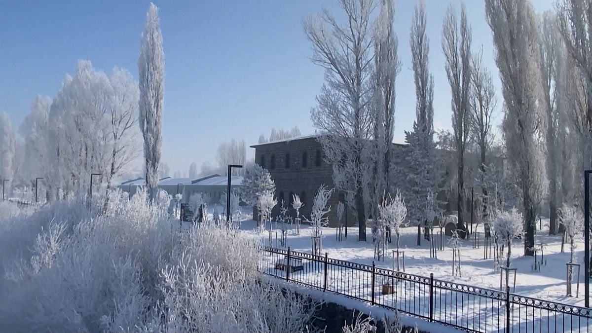 Video. Polar cold in eastern Turkey