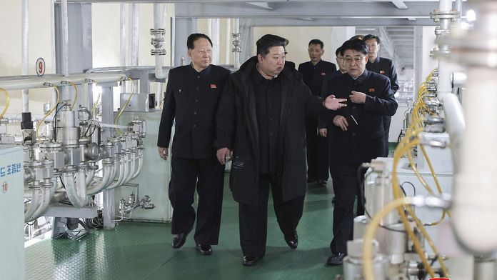 North Korea's Kim Jong Un inspects nuclear facility in bid to pressure Trump administration