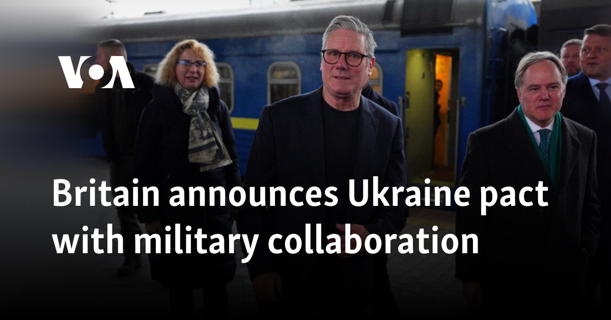 Britain announces Ukraine pact with military collaboration