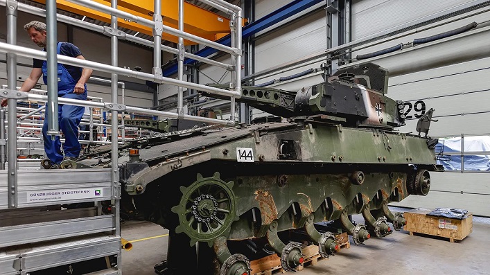 The manufacturer of Leopard tanks and other weapons has formed a joint venture with a Ukrainian company.