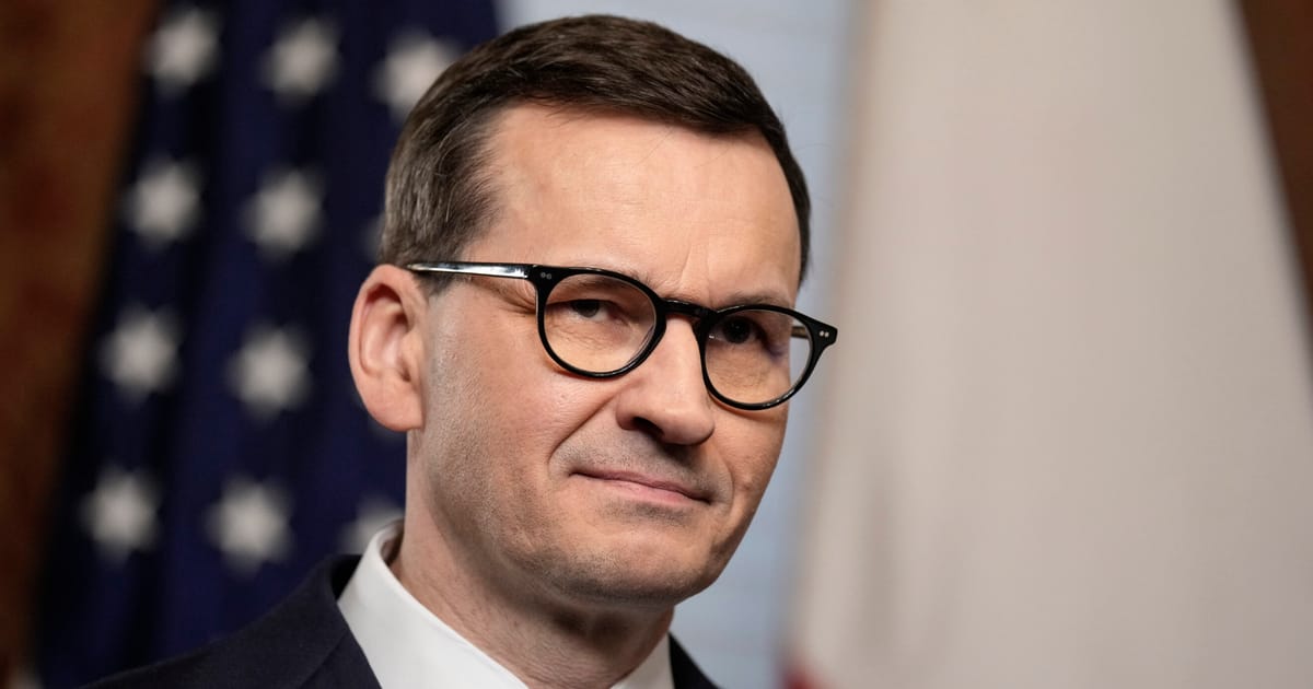 Polish ex-PM charged with abuse of power for trying to organize elections during Covid – POLITICO