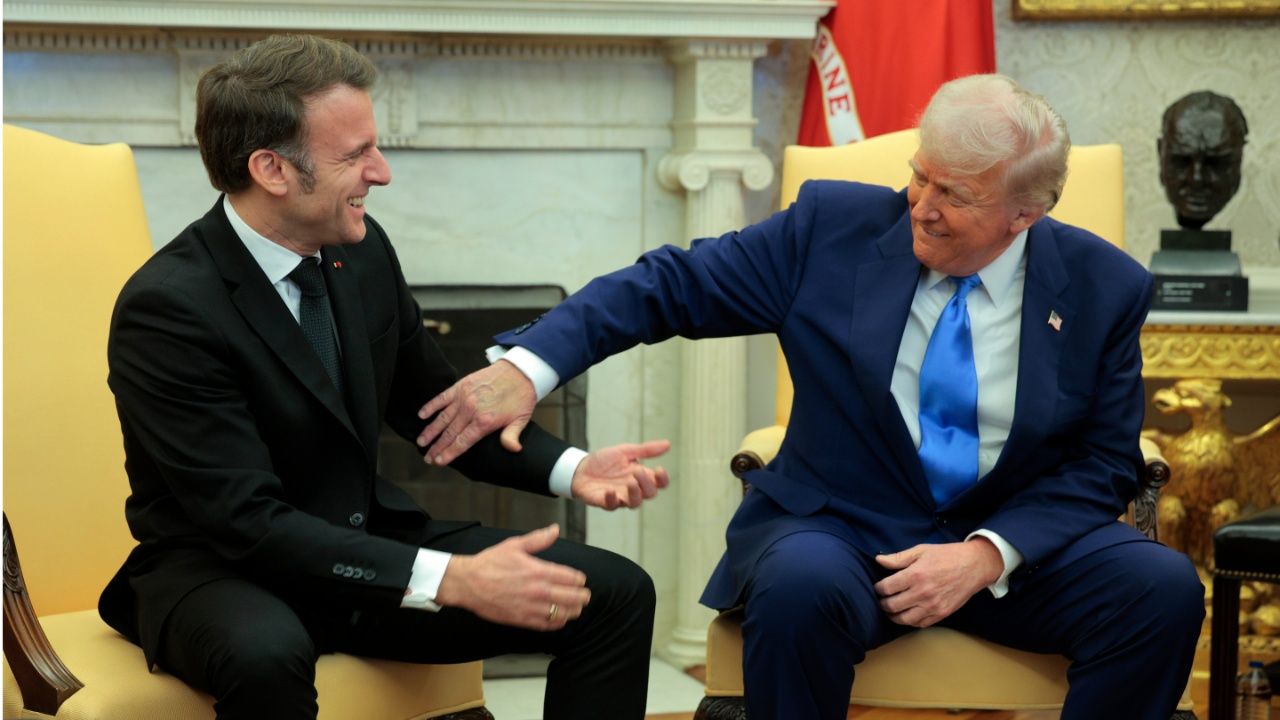 Mission accompli: Macron charms Trump, and pushes back against him